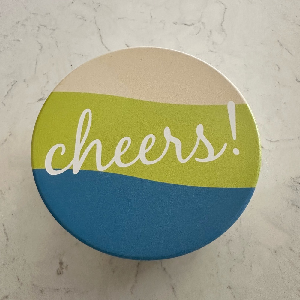 Cheers Decorative Coasters Set of 6